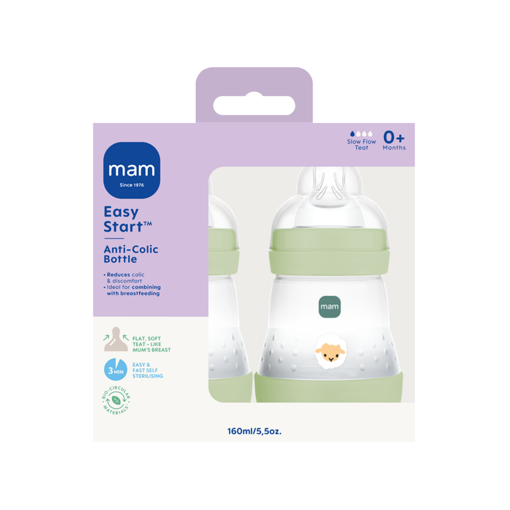 Tuotekuva: Ainu Mam tuttipullo Easy Start 2x160 ml anti-colic
