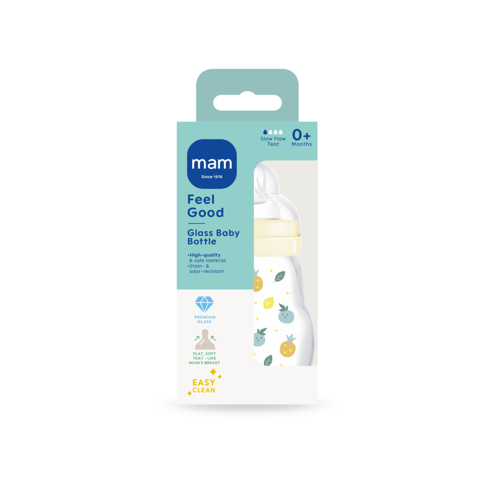 Tuotekuva: Ainu Mam Feel Good lasinen tuttipullo 170 ml