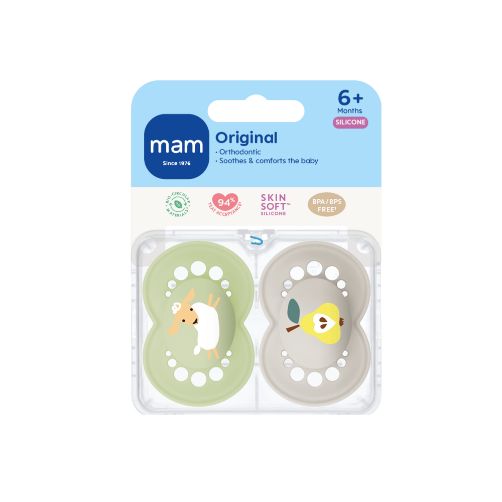 Tuotekuva: Ainu Mam Original Silk Teat 6-16 kk silikonitutti 2 kpl