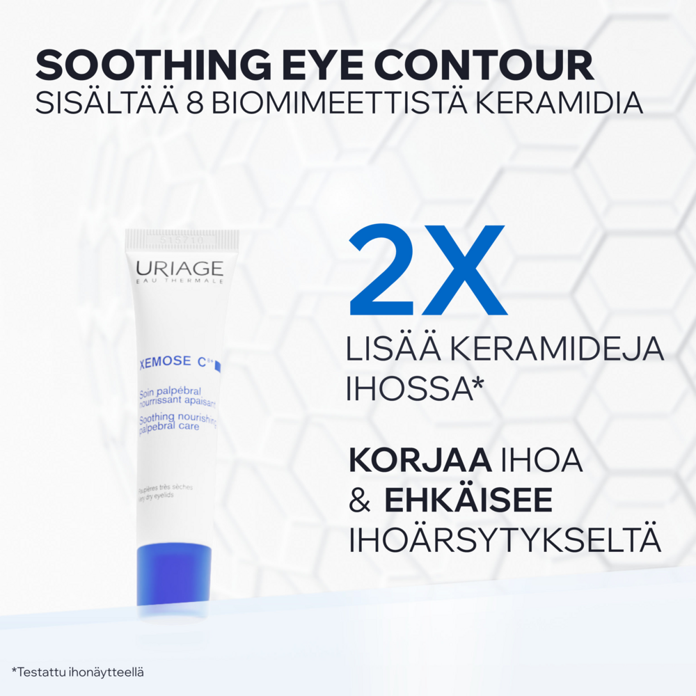 Tuotekuva: Uriage Xemose C8+ Soothing Nourishing Palpebral Care 15 silmänympärysvoide