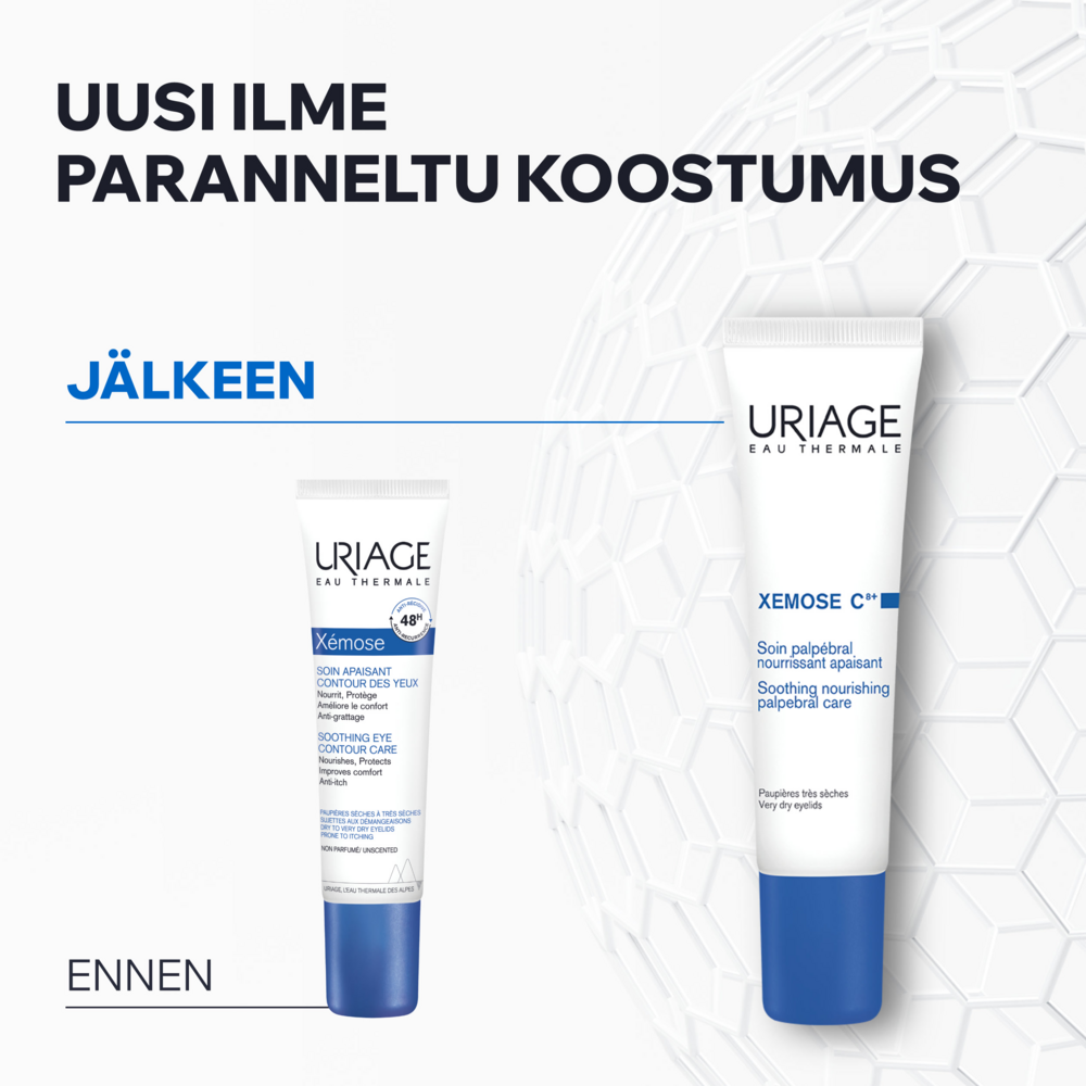 Tuotekuva: Uriage Xemose C8+ Soothing Nourishing Palpebral Care 15 silmänympärysvoide