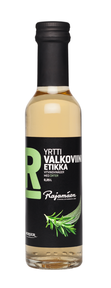 Tuotekuva: Rajamäen Yrtti-valkoviinietikka 0,25 l
