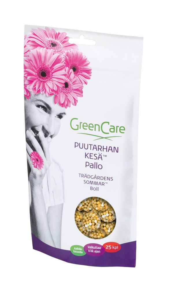 Tuotekuva: GreenCare Puutarhan Kesä Lannoitepallo 25kpl