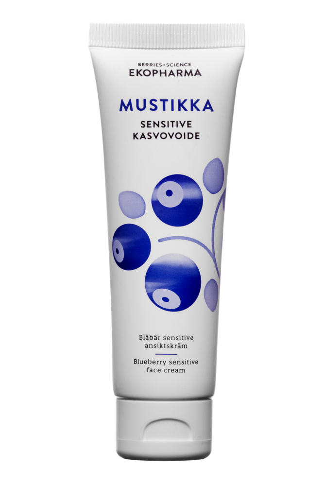 Tuotekuva: EKOPHARMA Mustikka Sensitive Kasvovoide TESTERI