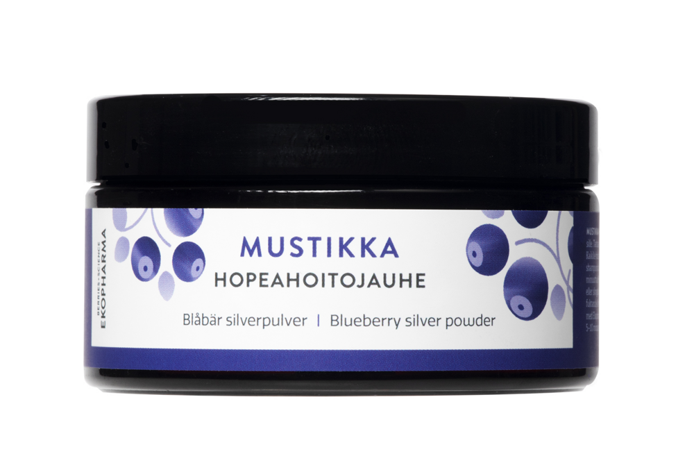 Tuotekuva: EKOPHARMA Mustikka Hopeahoitojauhe TESTERI