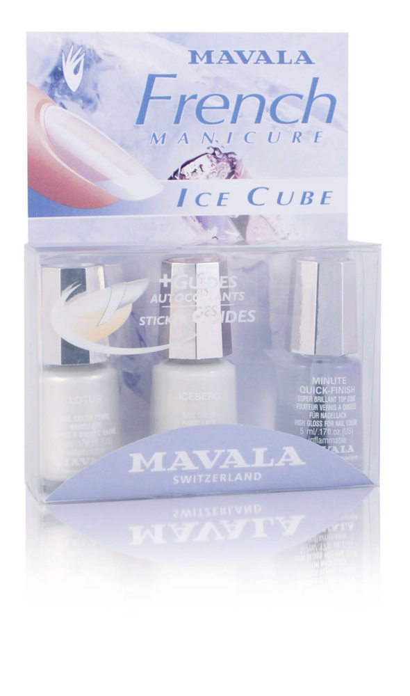 Tuotekuva: Mavala French Manicure Kit Ice Cube 3x5 ml Ranskalaisen manikyyrin setti