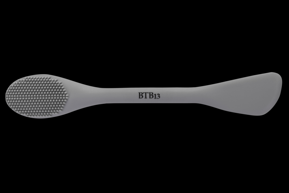 Tuotekuva: BTB13 Silikonispaatteli tummanharmaa + logo